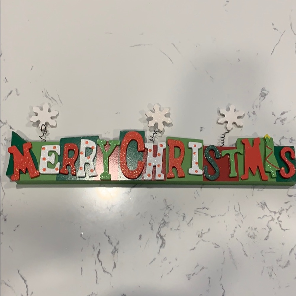 Merry Christmas decor